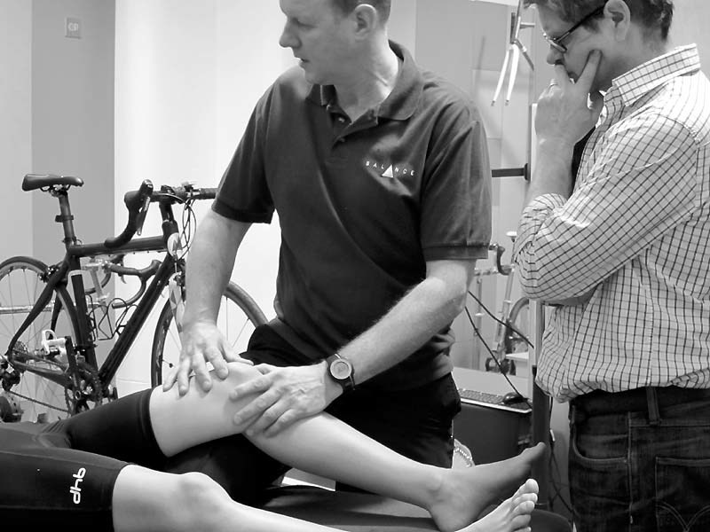 Graham Anderson from Balance and Phil from Cyclefit