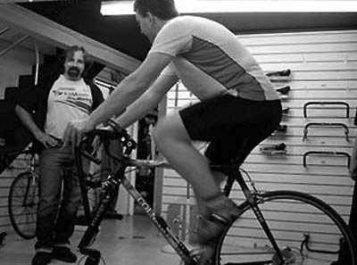 Paul Swift trains Cyclefit