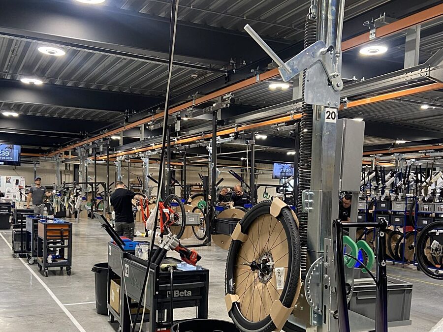 Ridley factory floor