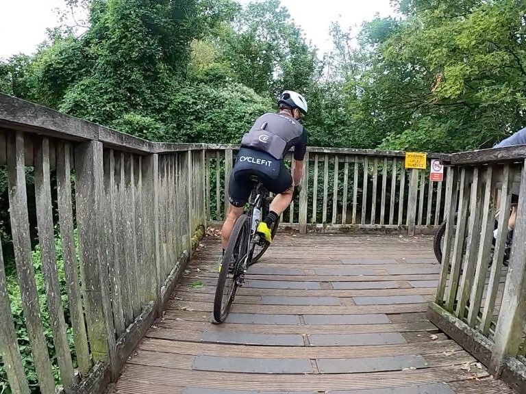 Gravel bridge